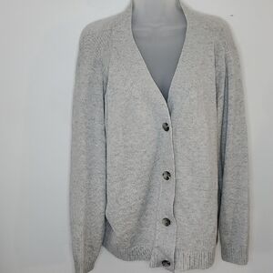 CAbi Women's Heather Gray Cardigan